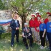 Открытие памятной таблички ветерана ВОВ