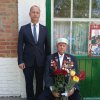 Открытие памятной таблички ветерана ВОВ